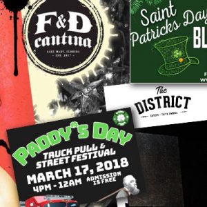 St. Patrick’s Day Events March 17, 2018 in Central Florida